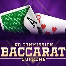Baccarat Supreme slot logo by OneTouch Games at Great Slots Casino