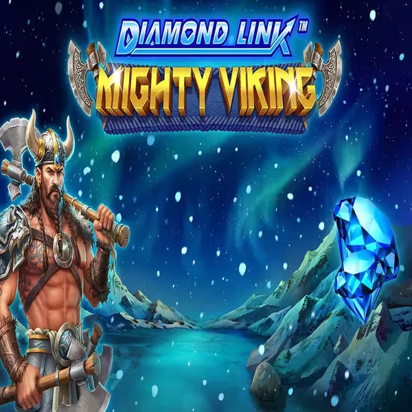 Official Slots logo: Diamond Link Mighty Viking by Greentube at Great Slots Casino